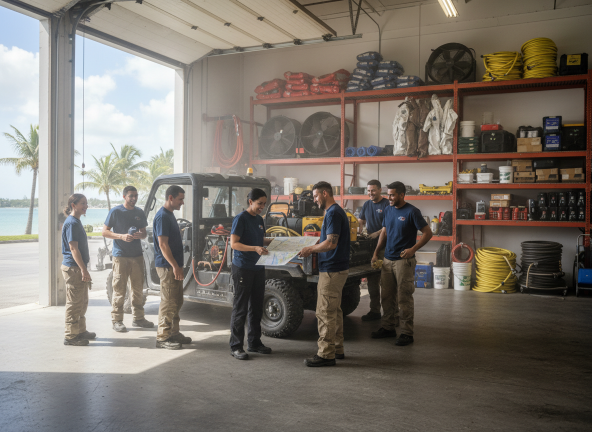 Fire Damage Restoration Key Biscayne team