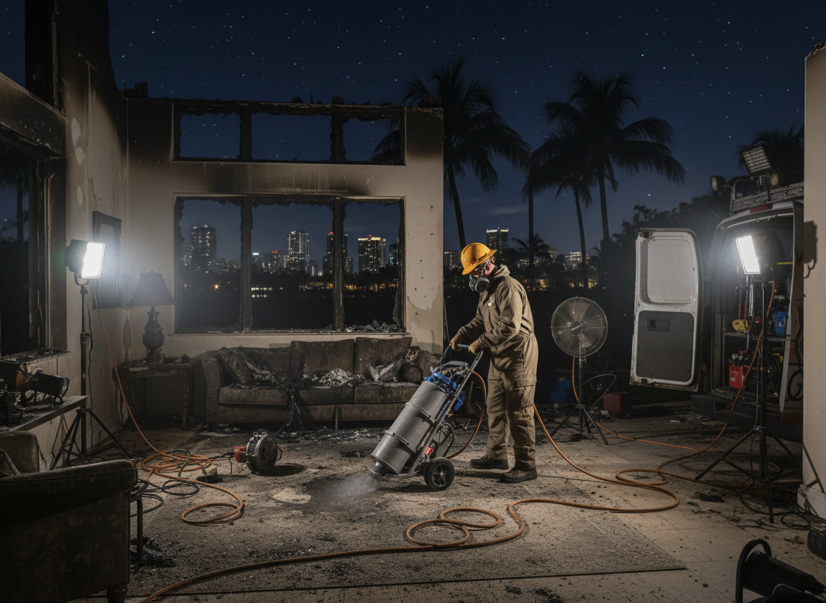 Fire Damage Restoration in Coconut Grove