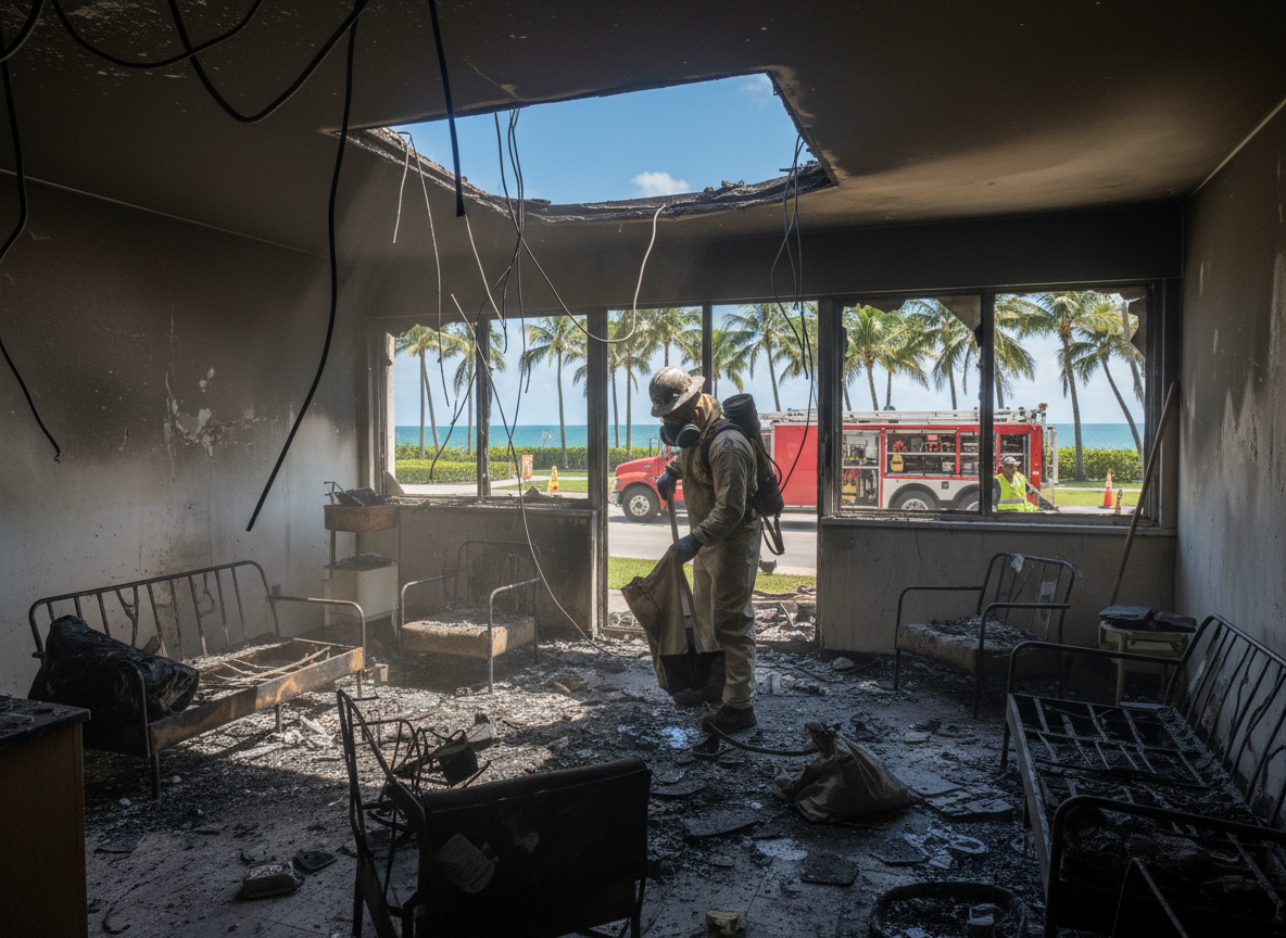 Fire Damage Restoration in Brickell