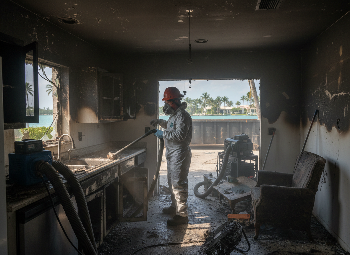 Fire Damage Restoration near Me in Key Biscayne, FL