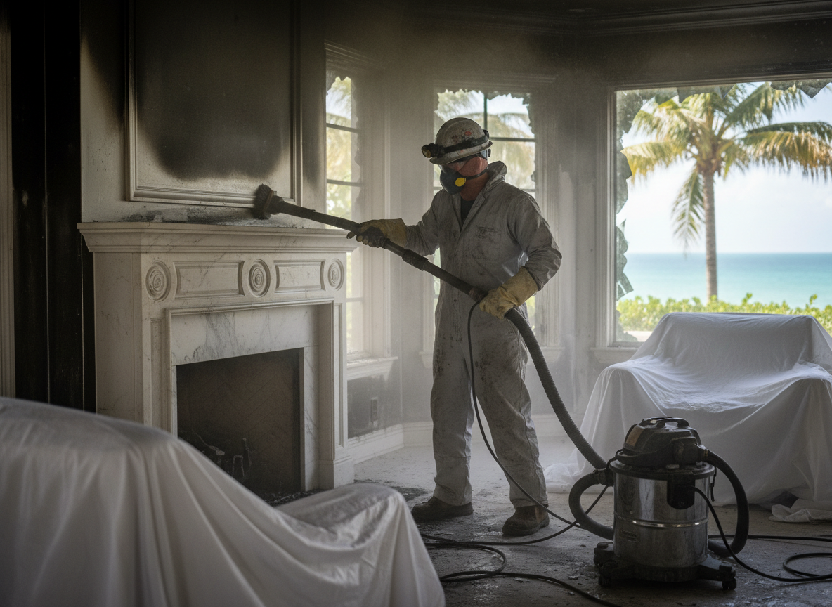 Fire Damage Restoration in Virginia Key